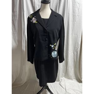 Vintage Danny & Nicole 2 Piece Dress and Jacket Size 12